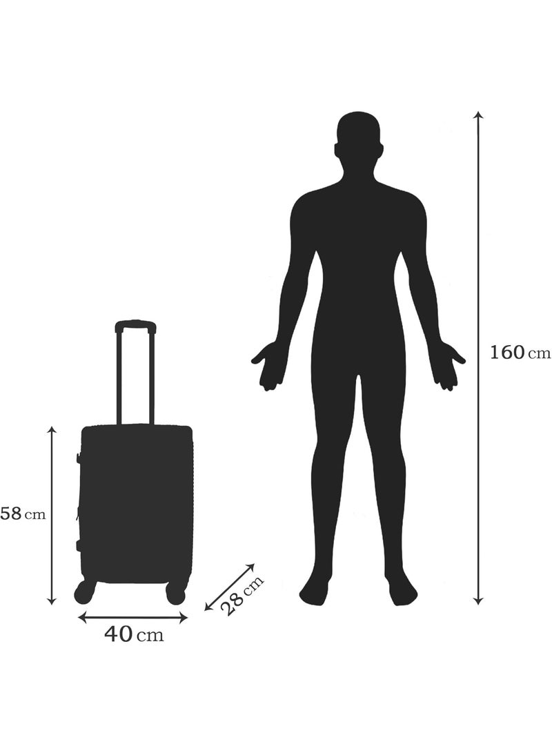 Expandable Travel Carry-On Suitcase 22 Inch with TSA Lock, 360° Spinner Wheels, Lightweight Business Travel Luggage for Easy Mobility - Image 3