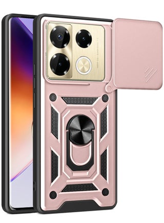 Case Cover for Infinix Note 40 Pro (4G/5G)/ Note 40 Pro Plus 5G, Slide Camera Lens Cover + 360°Rotating Kickstand Ring + Support Magnetic Car Mount Shockproof Mobile Phone Case - pzsku/Z53C57DCDBEB072A5BC26Z/45/_/1716792966/92cb07a7-5eb6-4a1c-8dbf-9cc45b971c60