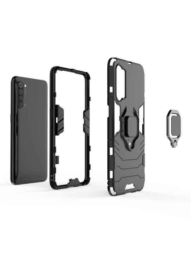 اس-توب جراب لهاتف OPPO Reno3 PC + جراب واقٍ مقاوم للصدمات من مادة TPU مع حامل حلقي مغناطيسي - Image 4