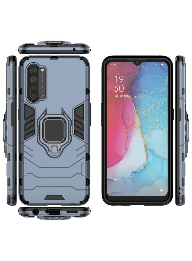 اس-توب جراب لهاتف OPPO Reno3 PC + جراب واقٍ مقاوم للصدمات من مادة TPU مع حامل حلقي مغناطيسي - Image 5