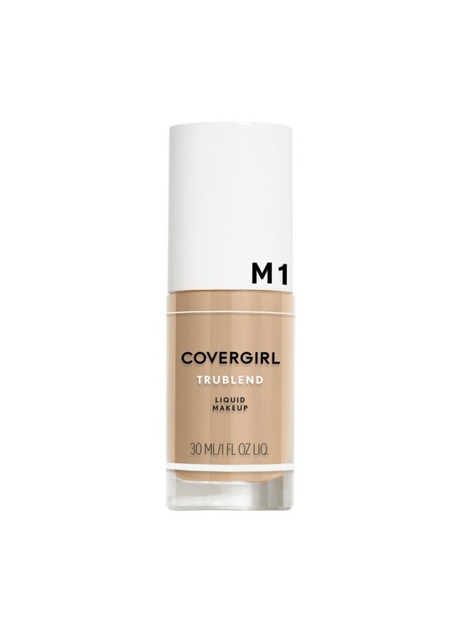 CoverGirl COVERGIRL Trublend Liquid Makeup Natural Beige M1 1 Fl Oz, 1.000-Fluid Ounce  - Image 1