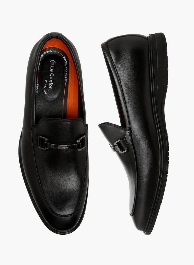 Le Confort Slip-On Leather Loafers - Image 1