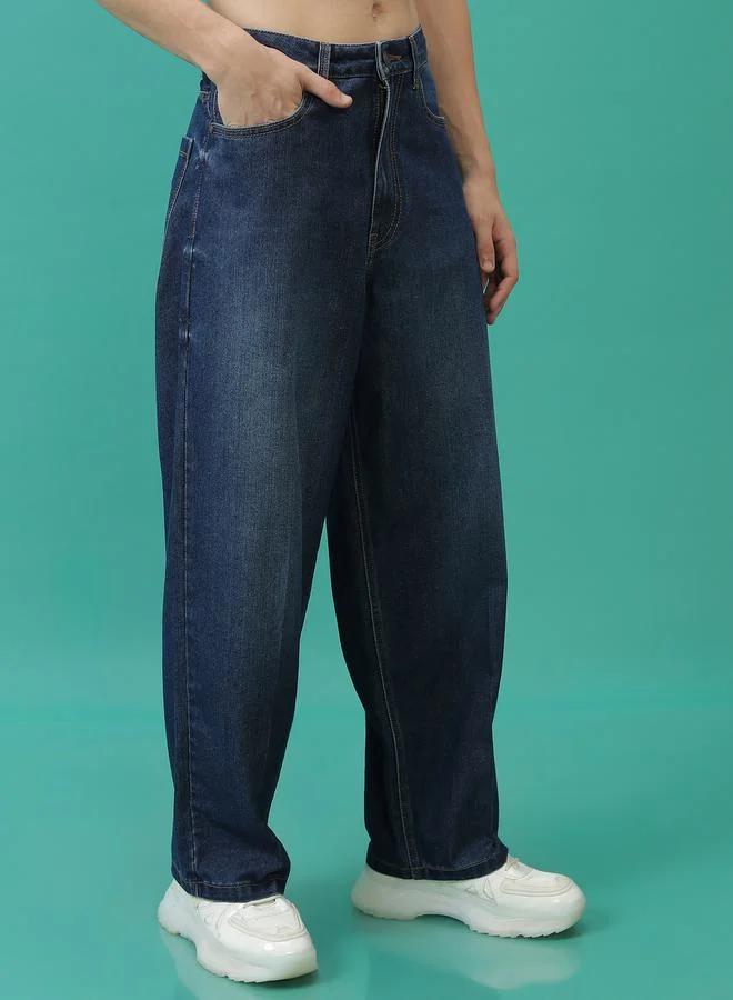 HIGHLANDER Straight Fit Light Fade Jeans by Styli