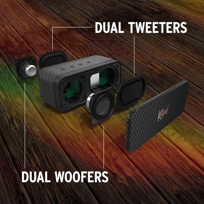 Klipsch Nashville Portable Bluetooth Speaker with 2.25-Inch Full-Range 360-Degree Driver, Ip67 Dust and Waterproof, Black - Image 5