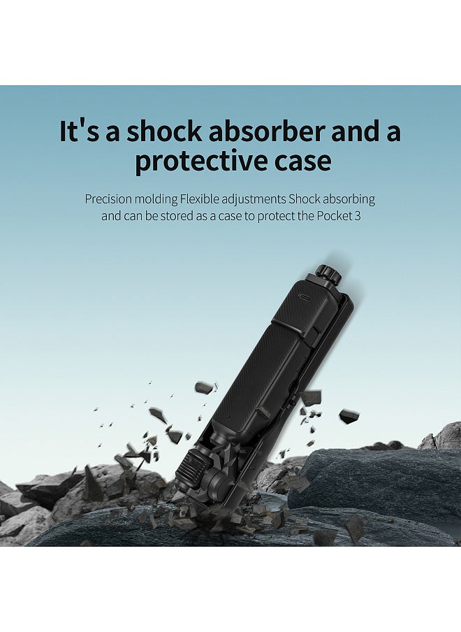 STARTRC 2-in-1 Handheld Stabilizer & Protective Case Replacement for DJI OSMO Pocket 3 Accessories Shock-proof  - Image 5