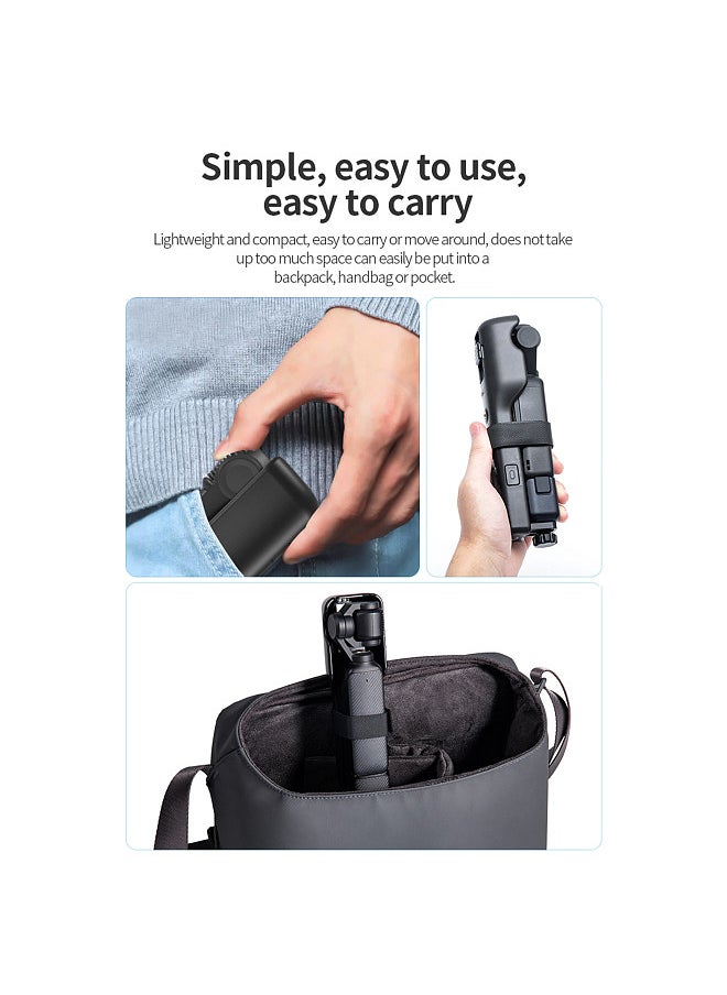2-in-1 Handheld Stabilizer & Protective Case Replacement for DJI OSMO Pocket 3 Accessories Shock-proof