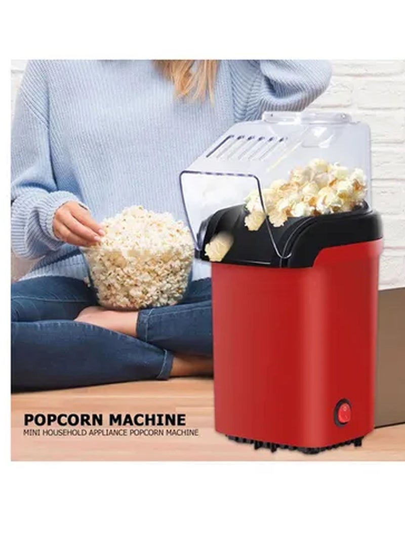 Rabos Mini Electric Popcorn Maker 500 ml 1200 kW HTCMP01 Red - Image 2