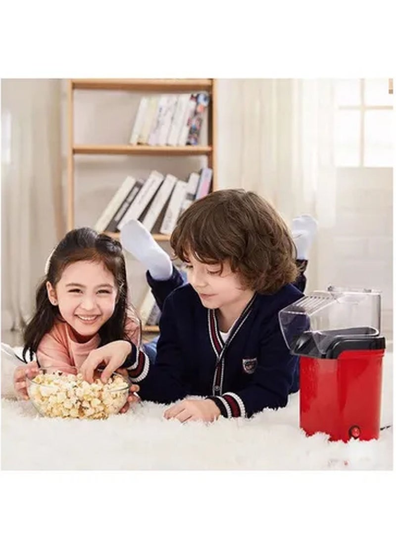 Rabos Mini Electric Popcorn Maker 500 ml 1200 kW HTCMP01 Red - Image 3