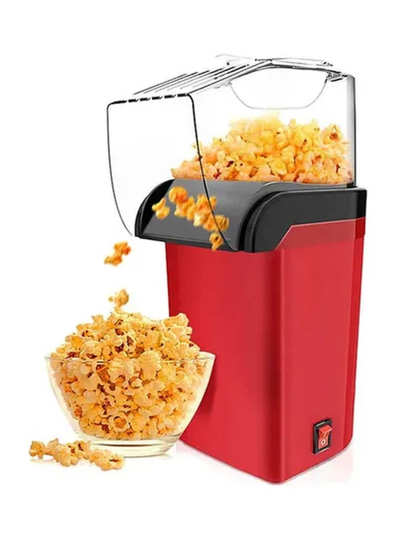 Rabos Mini Electric Popcorn Maker 500 ml 1200 kW HTCMP01 Red - Image 1