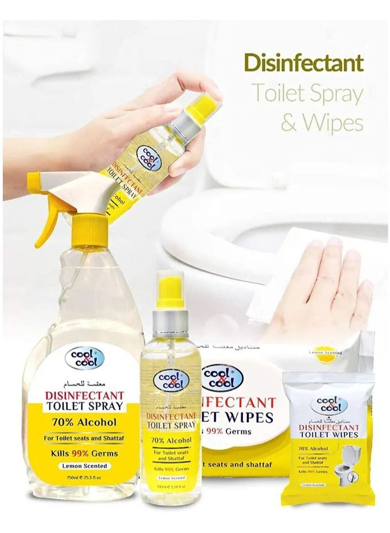 Cool & Cool Disinfectant Toilet Spray Clear 100ML - Image 4