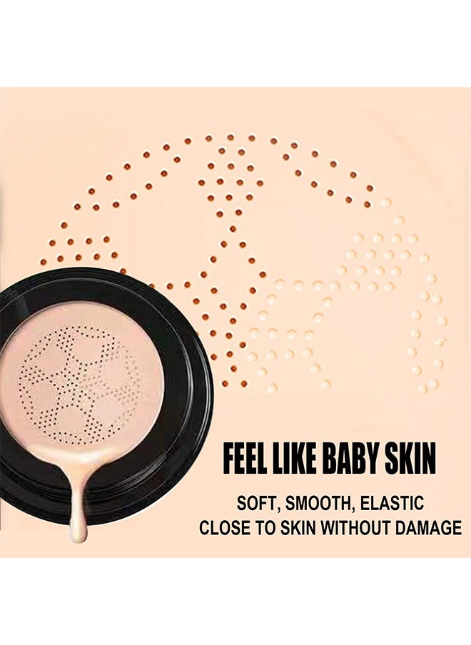 EELHOE Mushroom Head Air Cushion BB Cream,Facial Concealer,Brightening And Moisturizing Natural Nude Makeup Foundation (#01)  - Image 5