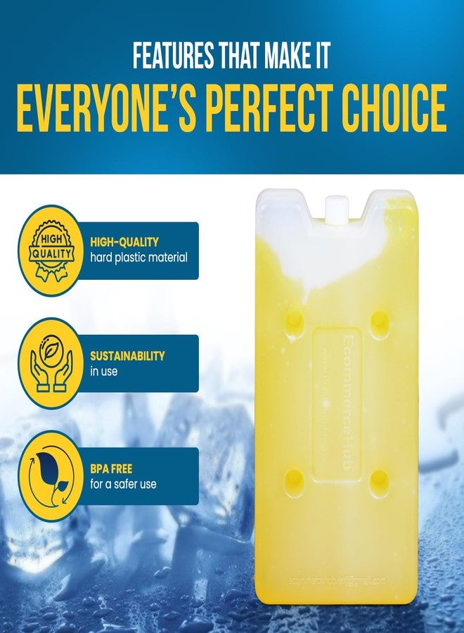EcommerceHub Ice Gel Pack Pad Reusable & Long Lasting, Cooling Pad, Super Cooling Ice Pack, Ice Bag, Pack of 1, Yellow Color, 400ML - Image 5