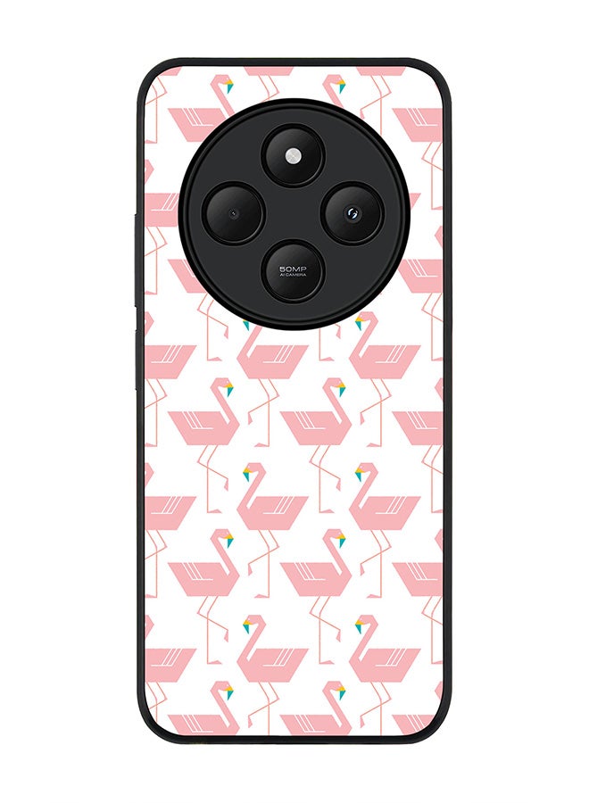 Stylizedd For Xiaomi Redmi 14C / 14R Case,Slim fit Camera Protection, Shockproof Thin Phone cover - Feminine Flamingos - Image 1