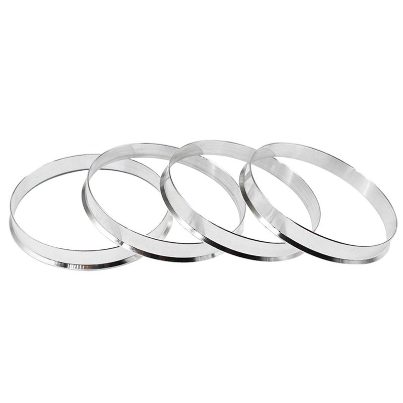 DCVAMOUS Alloy Aluminum Hub Centric Rings 731 to 726 Set of 4 Performance Spigot Hubrings fit 726mm Vehicle Hub and 731mm Wheel Center Bore Compatible with BMW Land Rover