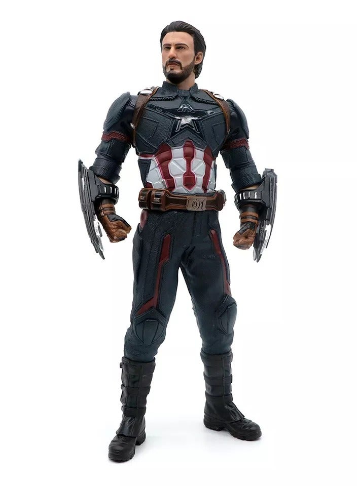 MARVEL Captain America Marvel Avenger 1:6 Scale Action Figure Statue Crazy Toy Gift - Image 1