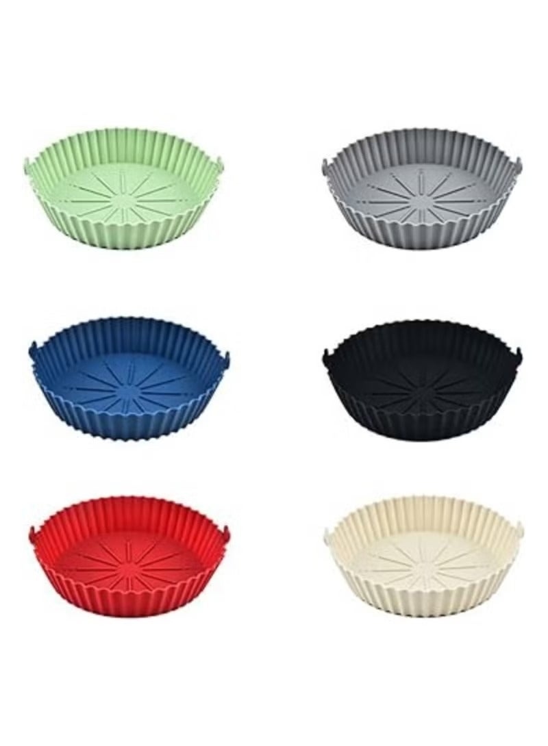 Reusable multi-colored silicone mold for use inside the air fryer - Image 1