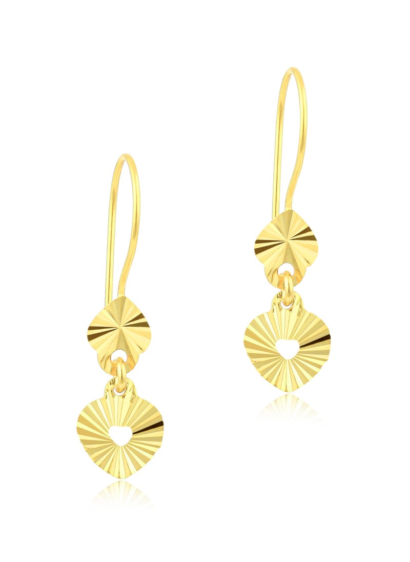 BAFLEH JEWELLERY Elevate Your Look with 22kt Gold Dangling Earrings  - Image 1