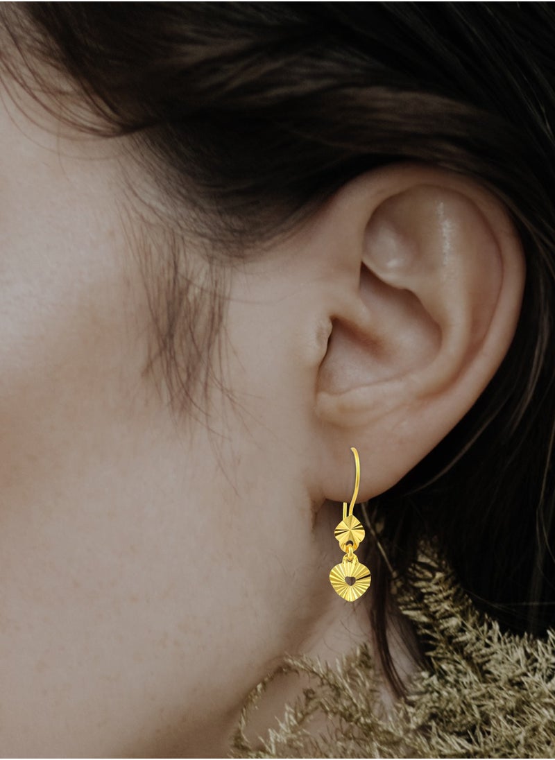 BAFLEH JEWELLERY Elevate Your Look with 22kt Gold Dangling Earrings  - Image 3