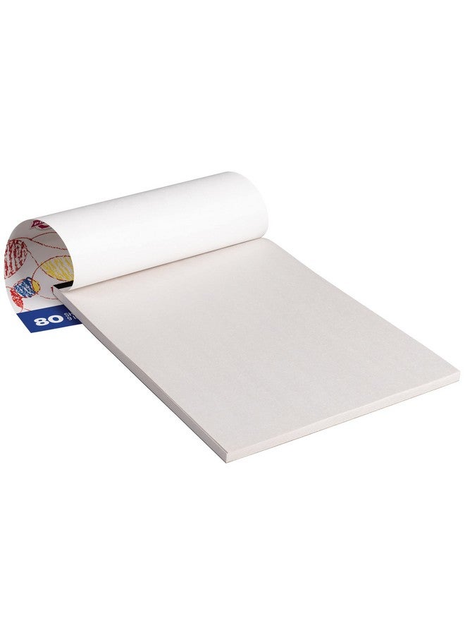 برانج (شارع الفن سابقًا) وسادة ورق دودل بيضاء مقاس 9 × 12 بوصة 80 ورقة - Image 3