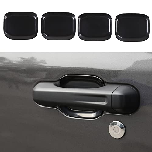 BORUIEN Exterior Moulding for Jeep JT Gladiator 2018 4Door Outer Door Handle Bowl Decoration Shell Cover Trim Black - Image 1