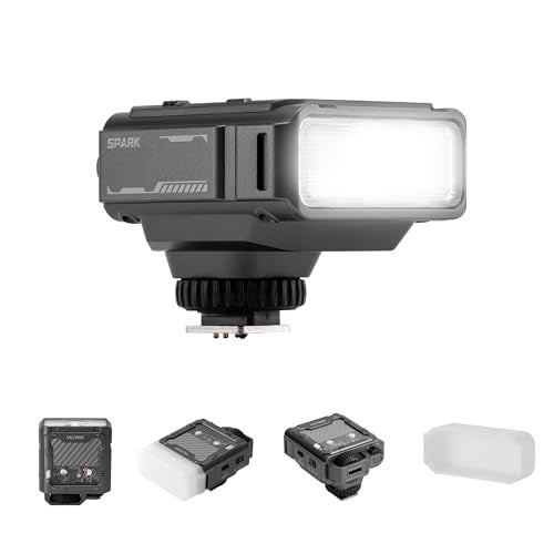 VILTROX Spark Z3 F Z3F TTL Camera Flash26Ws 6500k 7 Levels 650 FullPower Mini Flashes GN16 1s Recycling Time Speedlite Flash for Fuji Cameras Gray - Image 1