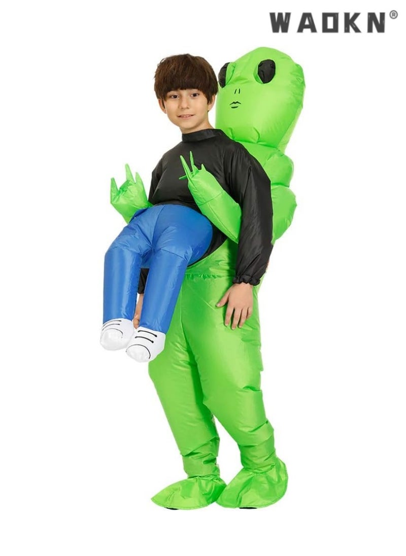 Green Inflatable Alien Party Costume, Awesome Sci-fi Style, Gorgeous Roleplaying Fancy Dress, Must-have for Cosplay Parties, Creating a Unique Party Experience