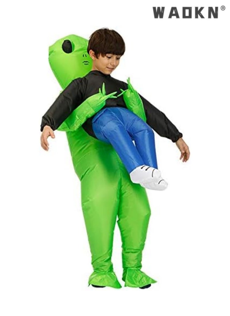 Green Inflatable Alien Party Costume, Awesome Sci-fi Style, Gorgeous Roleplaying Fancy Dress, Must-have for Cosplay Parties, Creating a Unique Party Experience