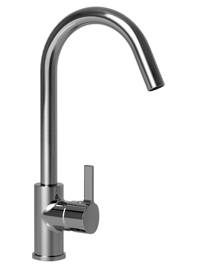 Jomoo Single Lever Kitchen Facuet, Lead Free and 360 Degree Swivel Spout Kitchen Sink Tap with Cold and Hot Water Mixer - Image 1