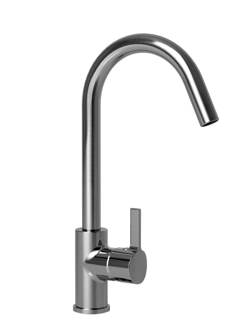 Jomoo Single Lever Kitchen Facuet, Lead Free and 360 Degree Swivel Spout Kitchen Sink Tap with Cold and Hot Water Mixer - Image 1
