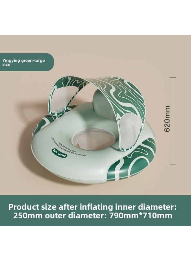Generic Children's Swimming Ring Thickened Wear-resistant Household Swimming Products Press Inflatable Baby Swimming Ring Products Direct Sales-Inside Diameter After Inflation:Large Size With Puffy B Yingyi - Image 1
