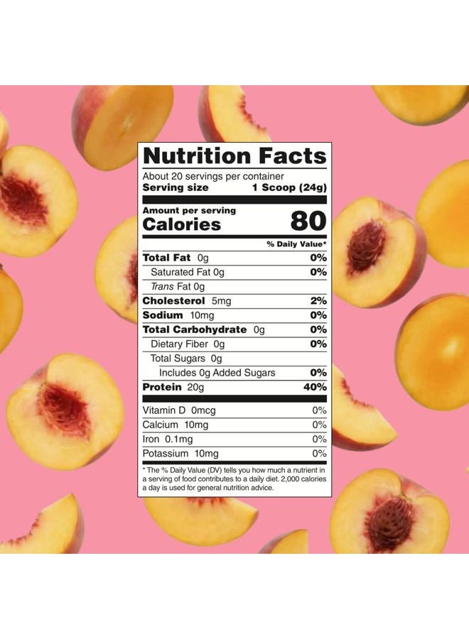 Myprotein® - Clear Whey Isolate - Whey Protein Powder - Naturally Flavored Drink Mix - Daily Protein Intake for Superior Performance - Peach Mango (20 Servings) - Image 2