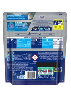 Finish Powerball Quantum All In 1 Dishwasher Lemon Sparkle 40 Tabs  - Image 2