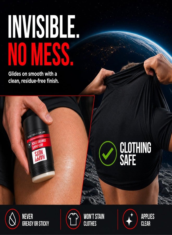 HAPPY NUTS Anti-Chafe Comfort Stick for Men: Ultimate Friction Defense & Chafing Prevention for Active Lifestyles - Perfect for Runners, Cyclists, & Active Men (1 Pack) - Image 4