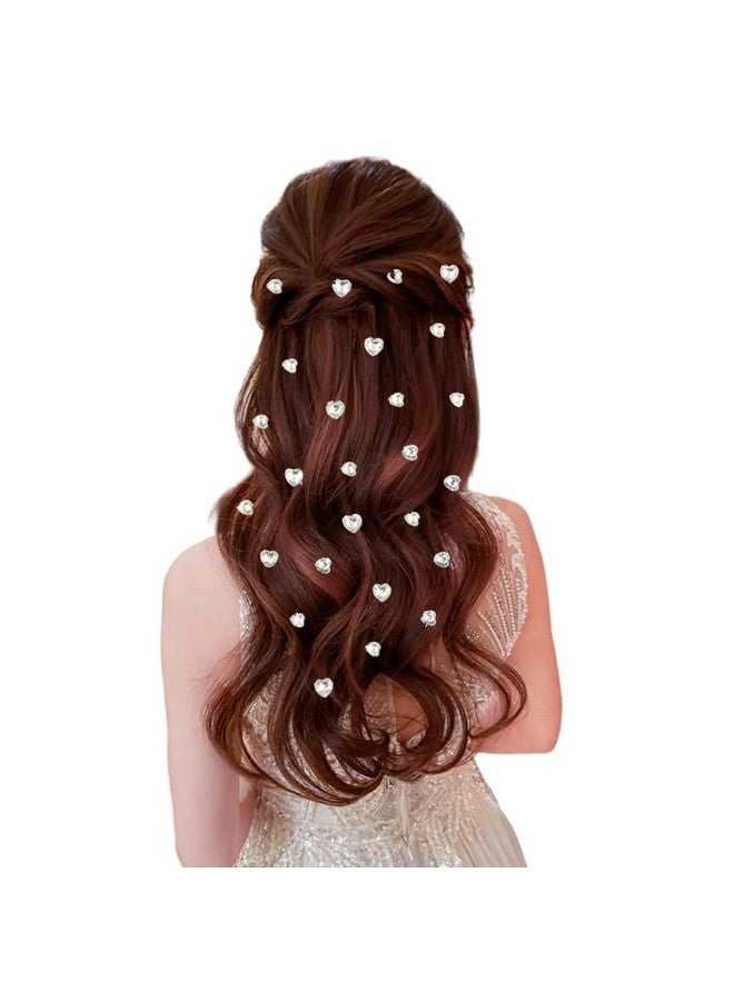 Ansh Heart-Shaped Hair Stickers: 36 Pieces, Stick-On Accessory - 24 x 8mm, 12 x 10mm Hearts, Easy DIY Hair Styling Solution_2875_Silver - Image 5