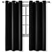 Rutterllow Blackout Curtains for Living Room, Thermal Insulated Window Drapes 2 Panels for Bedroom, Grommet Top (42x84 - Image 2