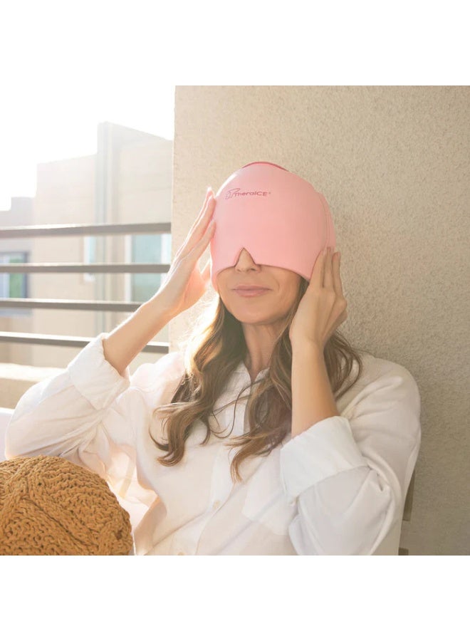 TheraICE Medical Headache Relief Mask – 360° Gel Therapy Cap for Migraine, Tension, and Sinus Headaches – Hot & Cold Compress with Light-Blocking Design for Stress Relief - Image 2