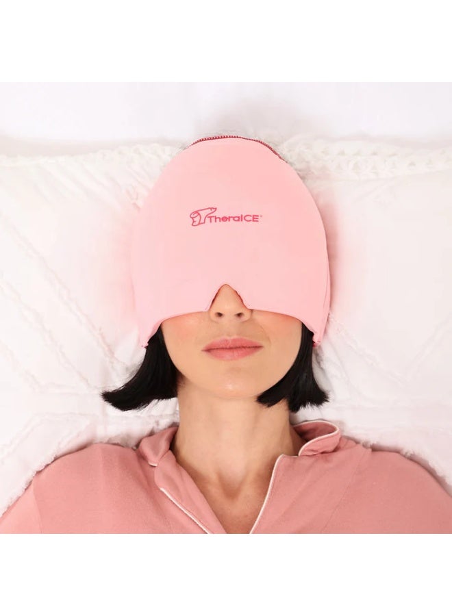 TheraICE Medical Headache Relief Mask – 360° Gel Therapy Cap for Migraine, Tension, and Sinus Headaches – Hot & Cold Compress with Light-Blocking Design for Stress Relief - Image 3