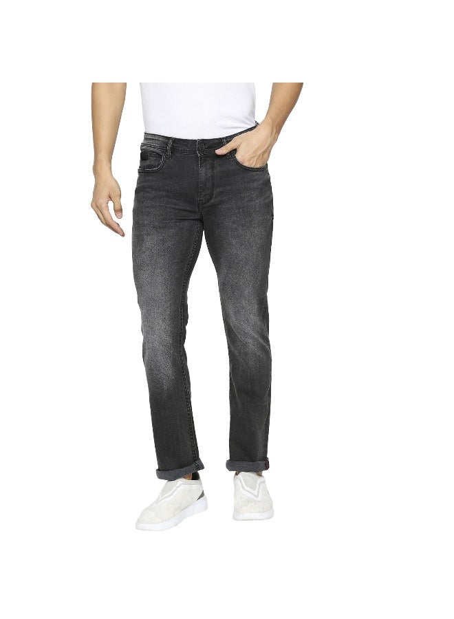 Being Human Mens Black Tone Boot Cut Fit Denims - Image 1