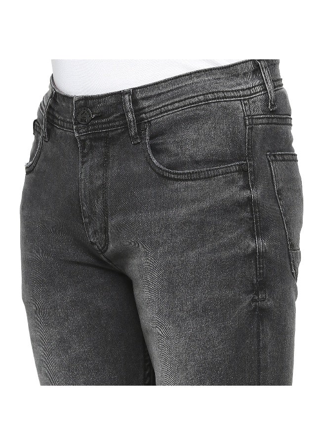 Being Human Mens Black Tone Boot Cut Fit Denims - Image 5