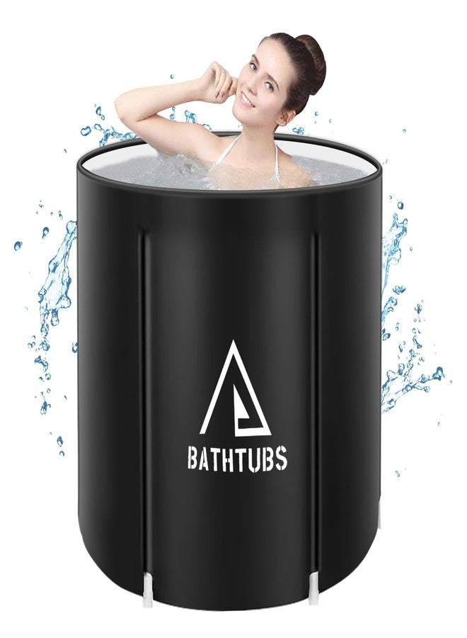 STARBRILLIANT Portable Foldable Bathtub, Bathtub for Adults Families, Affordable, Lightweight, Easy to Assemble Collapsible Bathtub - Image 1