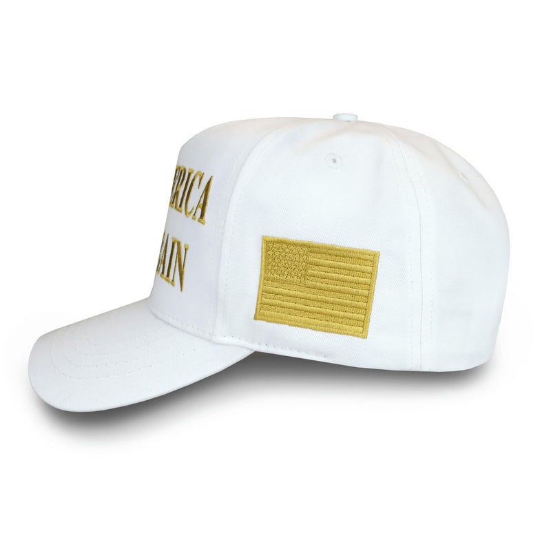 Trump 45-47 MAGA Hat - White - Image 3