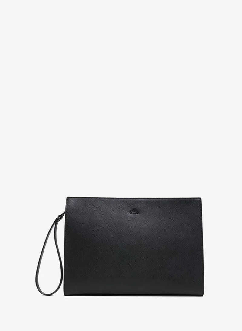Tray Men's Black Clutch