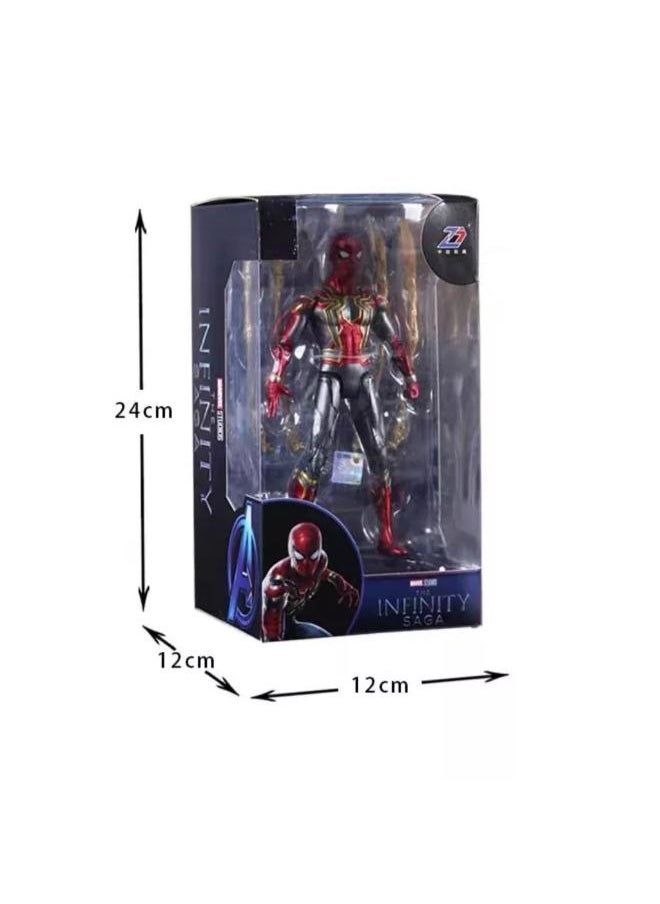 ZD Toys - ZD TOYS MARVEL INFINITY SAGA IRON SPIDER WITH BASE 14 INCH - Image 1