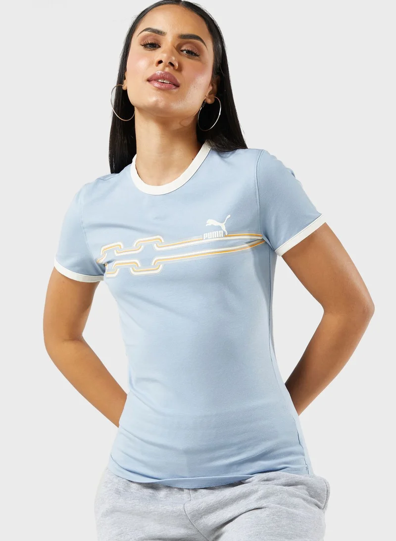 PUMA Classics 70S Psychedelic Women T-Shirt