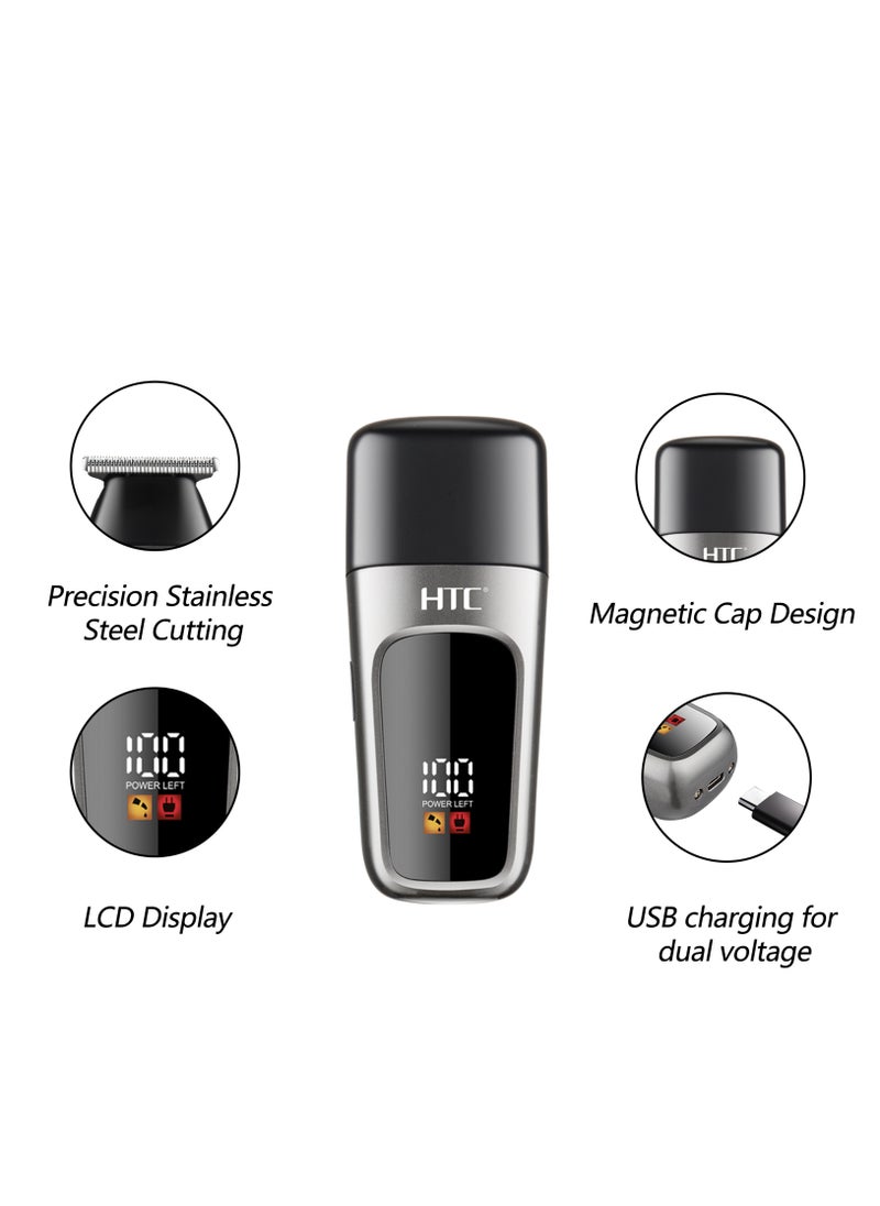 HTC HTC Portable Trimmer, Hair Clipper with Special T Blade, Zero Cutting with protective cover,  Suitable for frequent Travellers  - Image 5