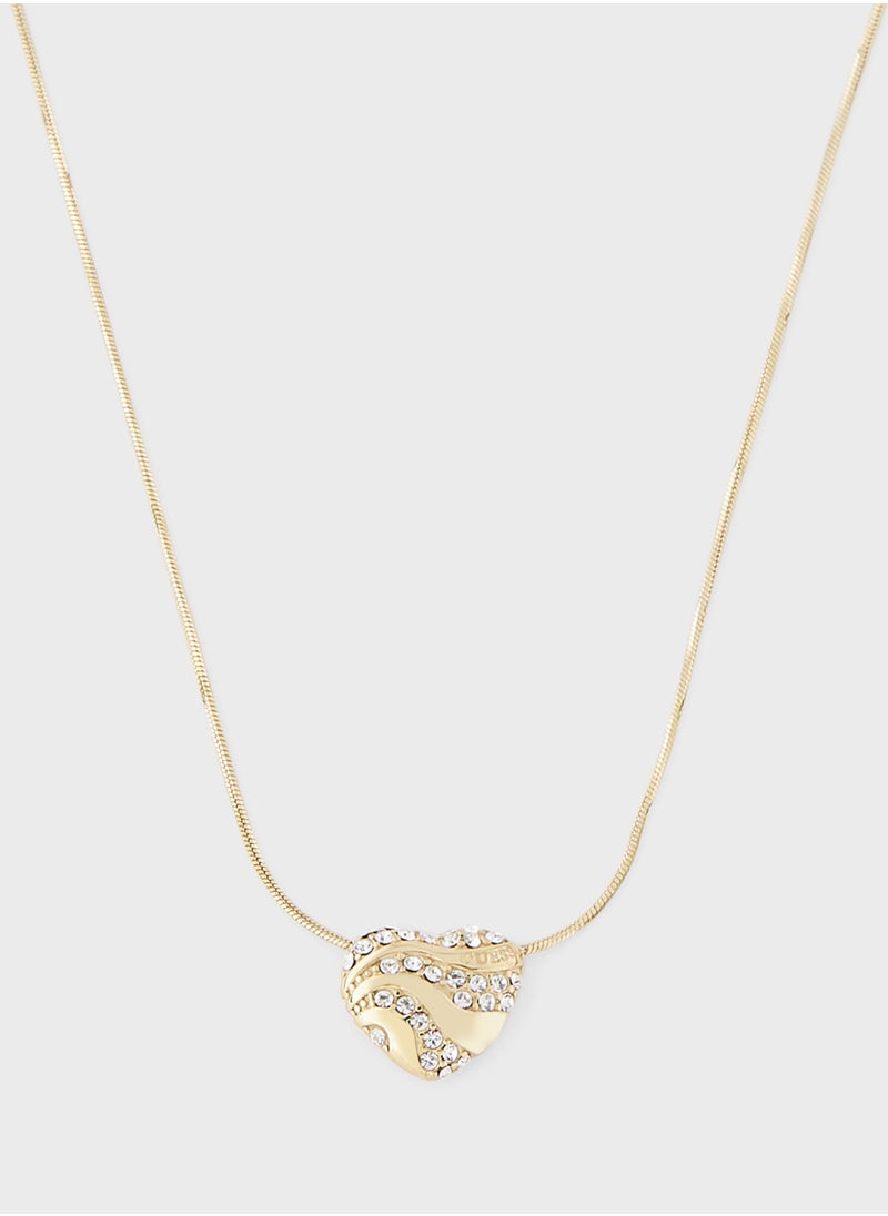 GUESS Heart Waves Short Necklace  - Image 2