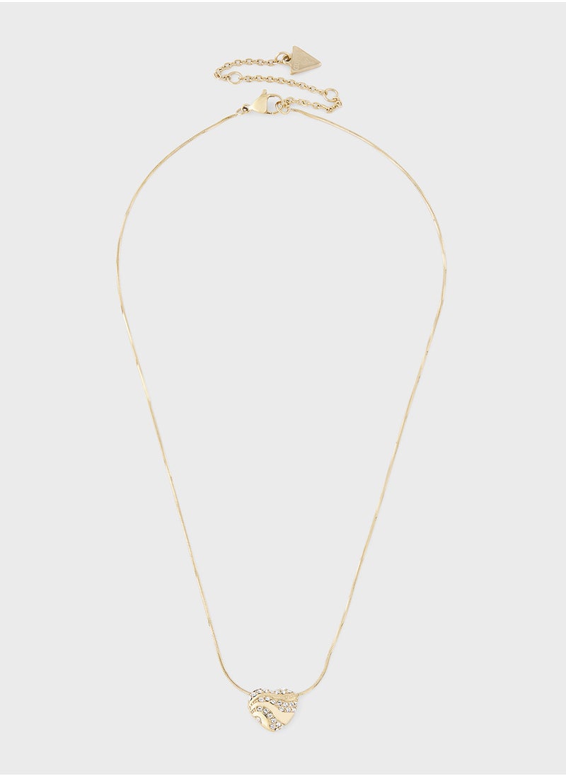 GUESS Heart Waves Short Necklace  - Image 1