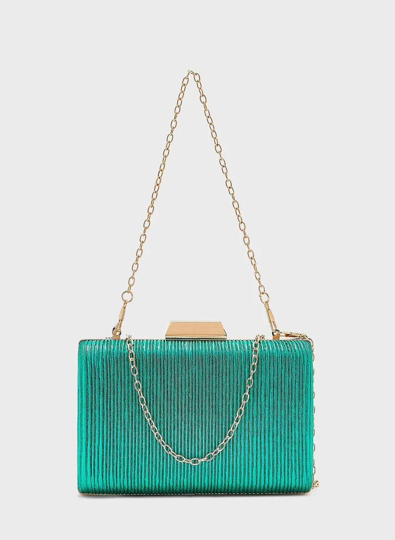 Ella Limited Edition Crinkle Design Box Clutch