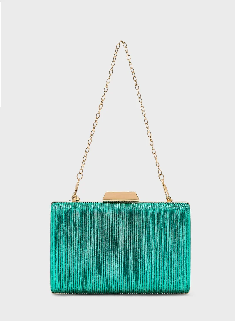 Ella Limited Edition Crinkle Design Box Clutch