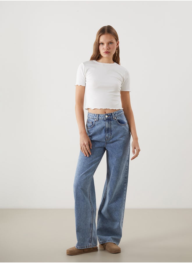 LC WAIKIKI - Crew Neck Women's Crop - Image 1